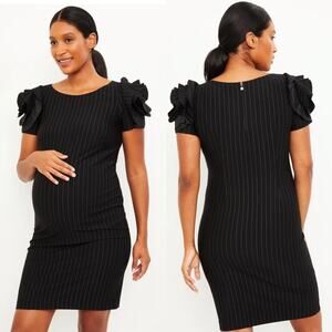 Pietro Brunelli Capri Maternity Striped Dress Size Small